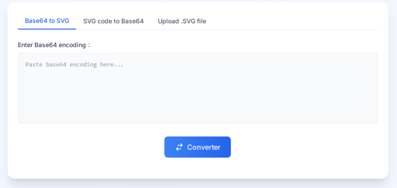 在线免费Base64解码转SVG工具-墨非网