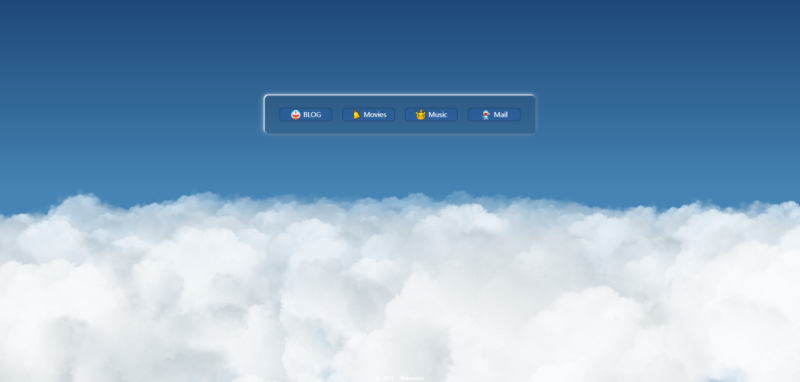 3D远方动态白云页面– HTML源码-墨非网