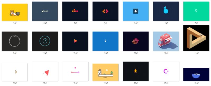 WordPress 通用22款懒加载loading动态加载图-墨非网