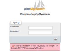 解决Failed to set session cookie. Maybe you are using HTTP instead of HTTPS to access phpMyAdmin-墨非网
