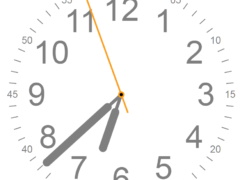 一个好看的小时钟-HTML源码-墨非网