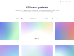 CSS 渐变样式生成工具-MSHR-墨非网